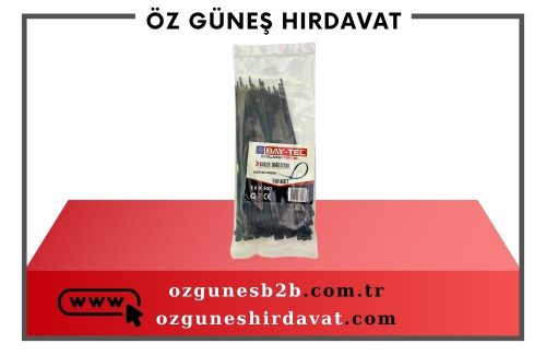 KABLO BAĞI SİYAH 3,6X300MM