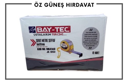 BAYTEC METRE ŞEFFAF  5X19 MM MK4140